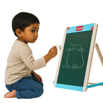 WOODEN MAGNETIC TABLE TOP EASEL