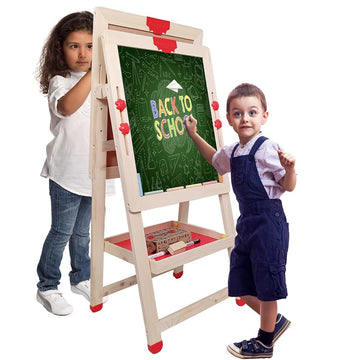 Dual Easel for Kids: Happysio Double-Sided Creativity Station